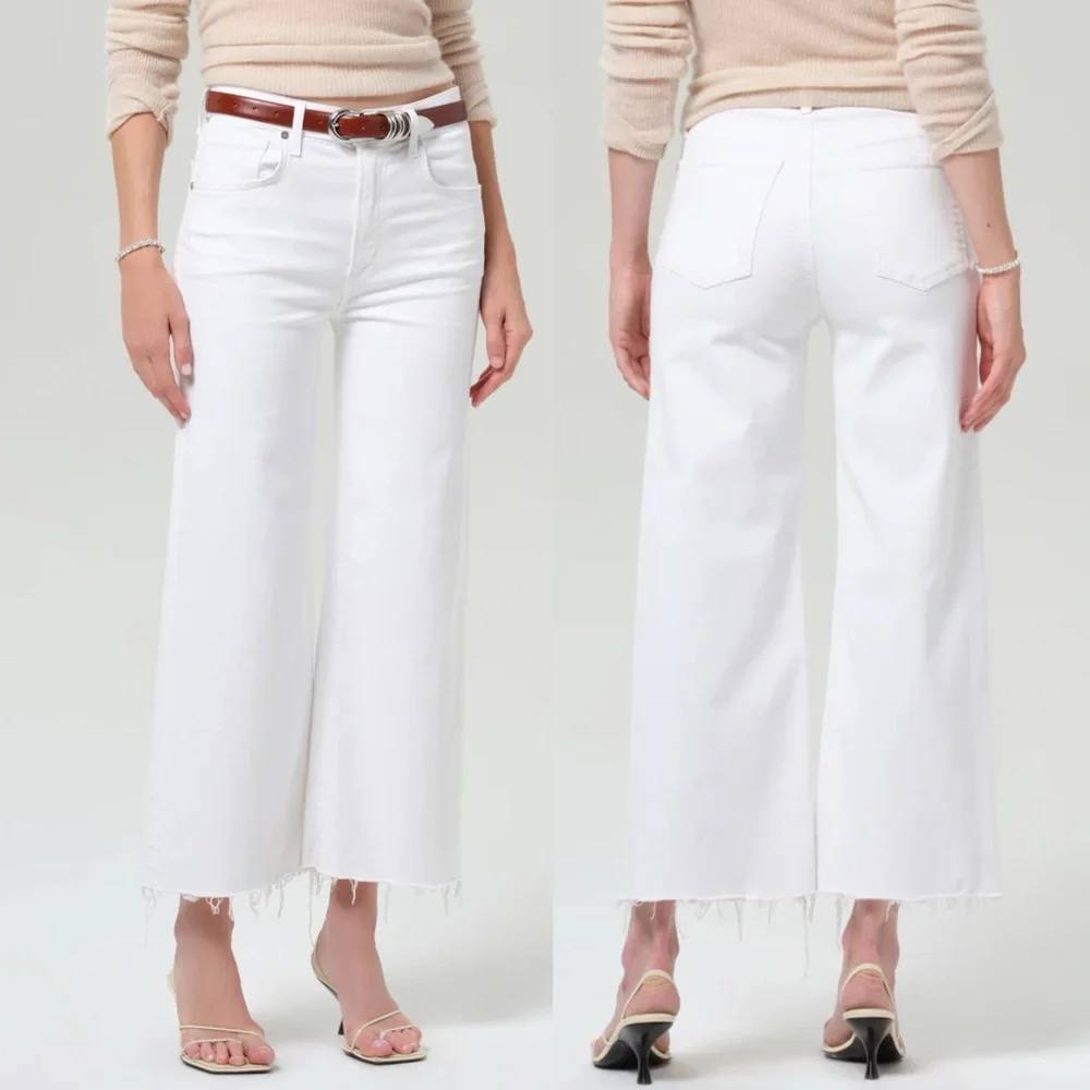CITIZENS Of Humanity Lyra High Rise Croo Wide Leg Flare Denim Jeans \\ 29